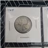 Image 2 : 4 Canadian Silver Quarters 1964