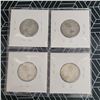 Image 6 : 4 Canadian Silver Quarters 1964