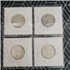 Image 6 : 4 Canadian Silver Quarters 1967