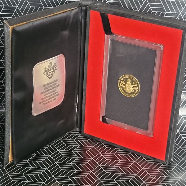 1974 $100 Cayman Island Gold Coin 22.68g 0.50 Gold