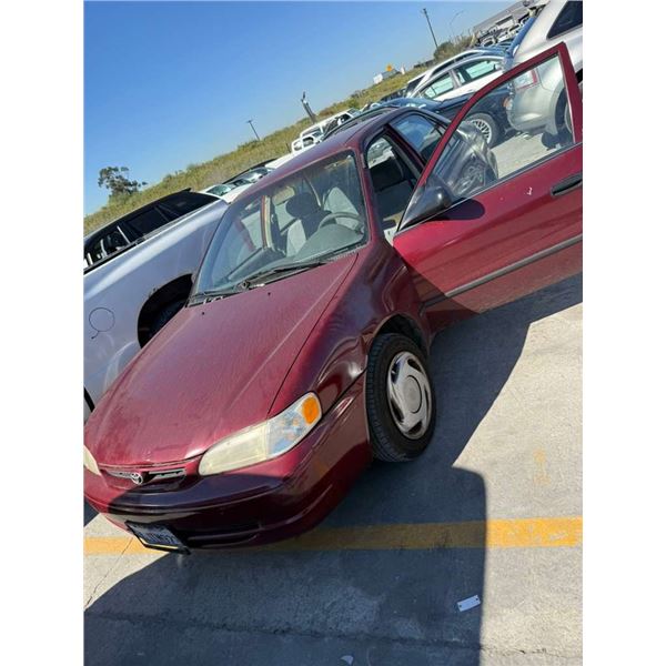 TOYT COROLLA 2000 APP/DUP-T-EXPORT ONLY-TMU