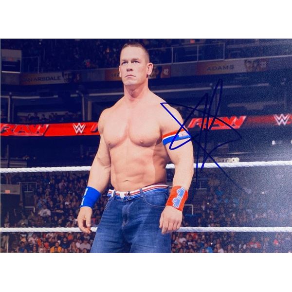 Pro Wrestler John Cena facsimile signed  photo