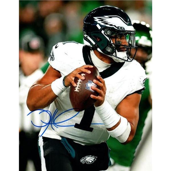 Philadelphia Eagles Jalen Hurts facsimile signed photo