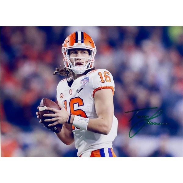 Clemson Tigers Trevor Lawrence facsimile signed photo