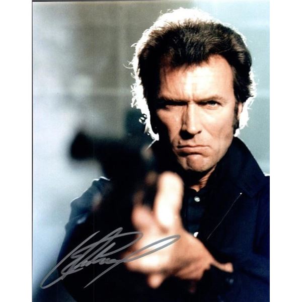 Clint Eastwood facsimile signed movie photo
