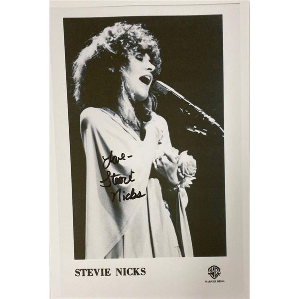 Stevie Nicks facsimile signed  photo