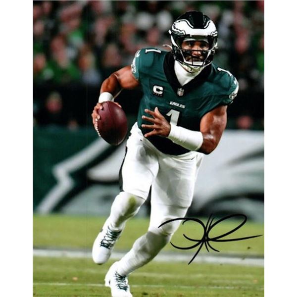 Philadelphia Eagles Jalen Hurts facsimile signed photo