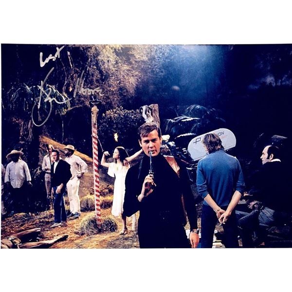 James Bond Roger Moore facsimile signed movie photo