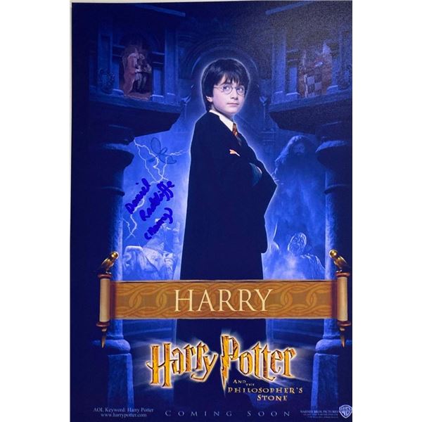 Harry Potter and the Philosopher's Stone Daniel Radcliffe facsimile signed movie photo