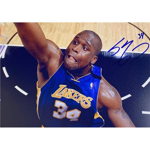 NBA legend Shaquille O'Neal facsimile signed  photo