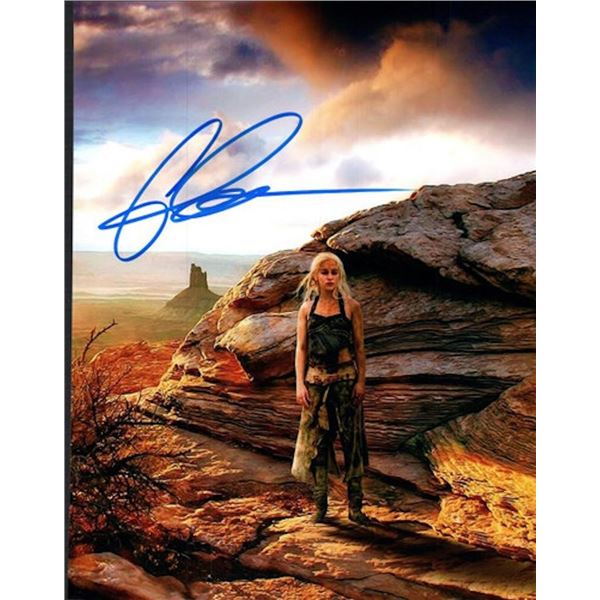 Game of Thrones Emilia Clarke facsimile signed photo
