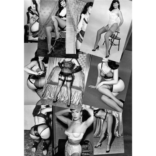 Bettie Page photo collage reprint