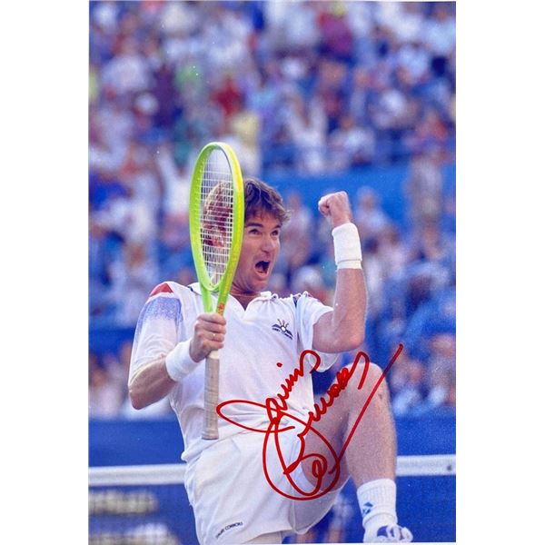 Tennis champ Jimmy Connors facsimile signed  photo