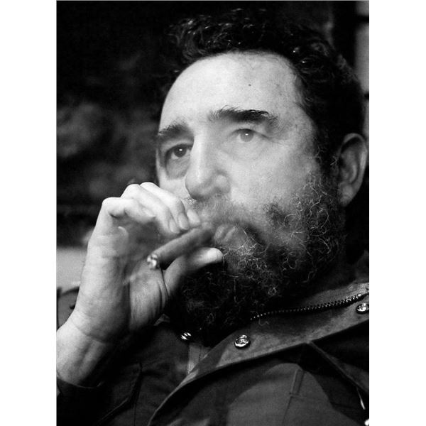 Fidel Castro reprint photo
