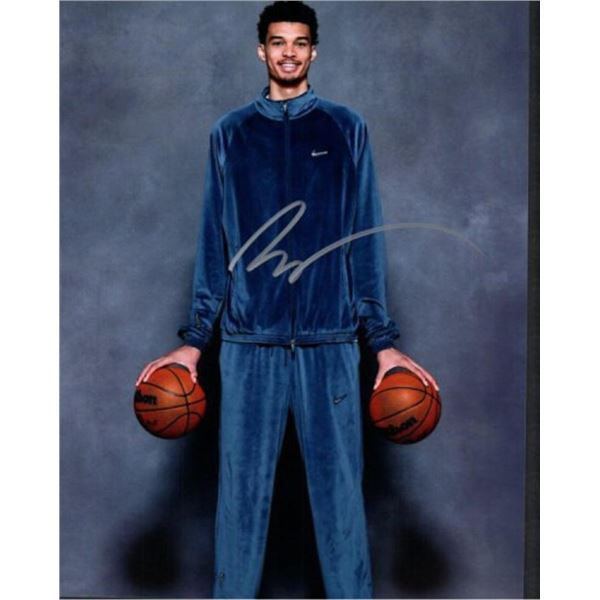 San Antonio Spurs Victor Wembanyama facsimile signed photo