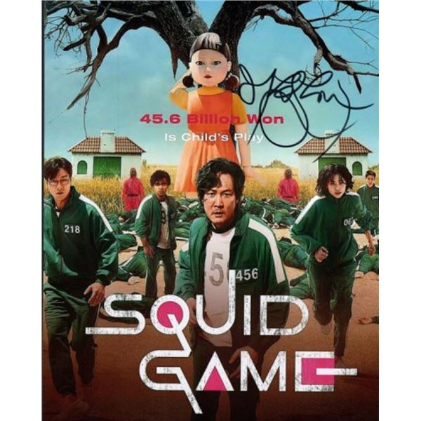 Squid Game Lee Jung-jae facsimile signed photo