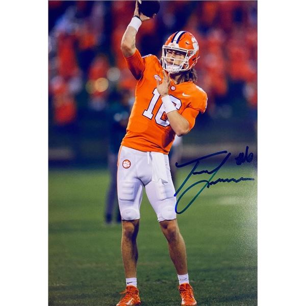 Clemson Tigers Trevor Lawrence facsimile signed photo