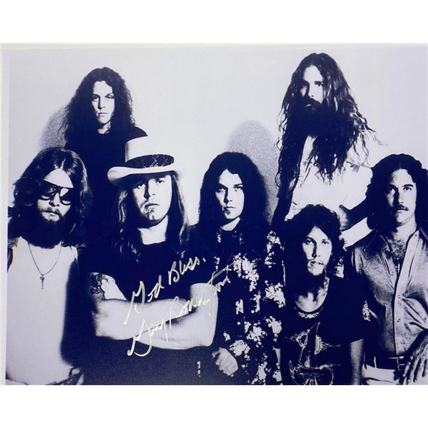 Lynyrd Skynyrd Gary Rossington facsimile signed  photo
