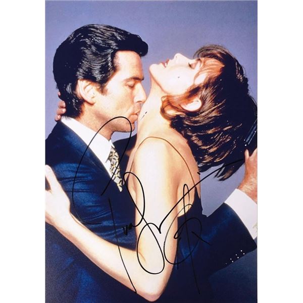 James Bond Pierce Brosnan facsimile signed  photo