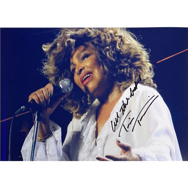 Tina Turner facsimile signed  photo