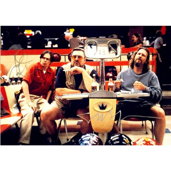 The Big Lebowski Steve Buscemi and Jeff Bridges facsimile signed movie photo