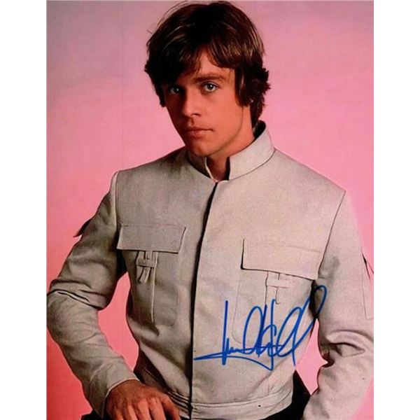 Star Wars Mark Hamill facsimile signed photo