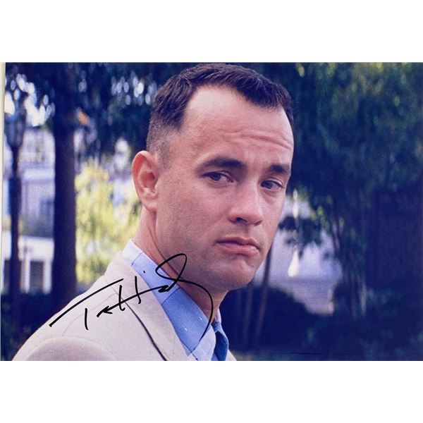 Forrest Gump Tom Hanks facsimile signed movie photo