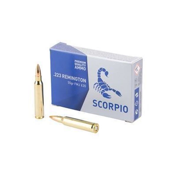 SCORPIO AMMO 223REM 55GR FMJ - 1000 Rounds
