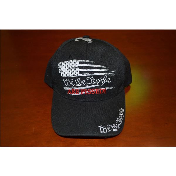 We the People are Pissed Cap - Black