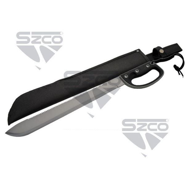 24.75" RUBBER GRIP MACHETE