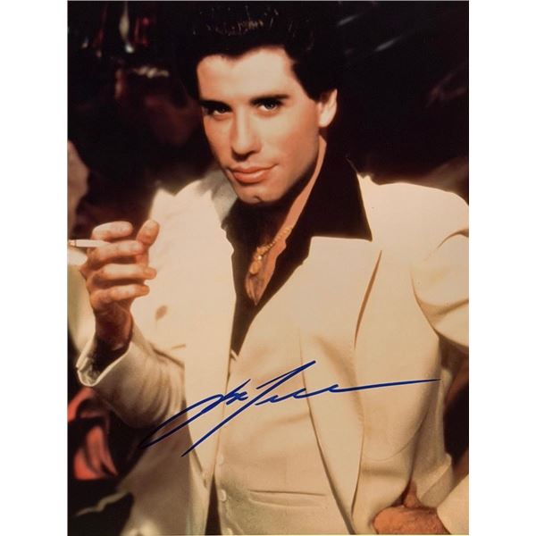 Saturday Night Fever John Travolta signed photo