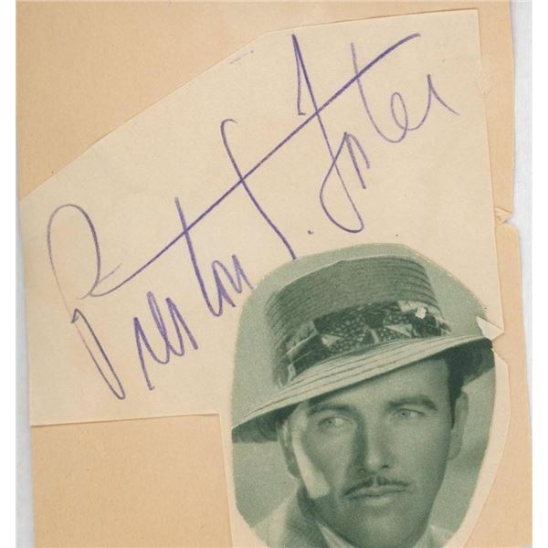 Annie Oakley Preston Foster signature cut