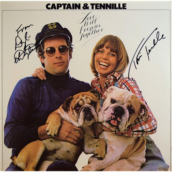 Captain and Tennille Love Will Keep Us Together signed album