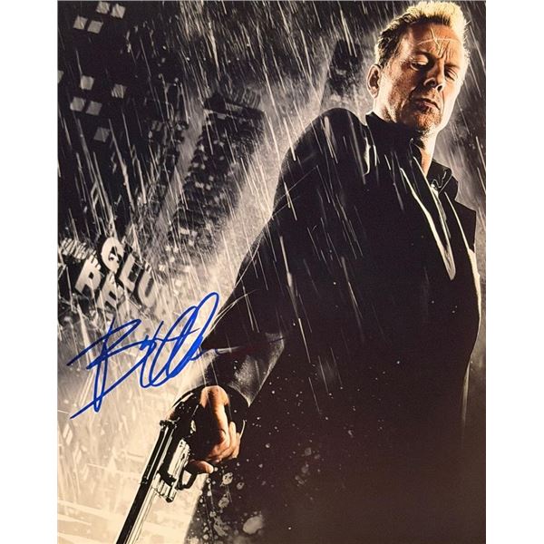 Sin City Bruce Willis signed photo