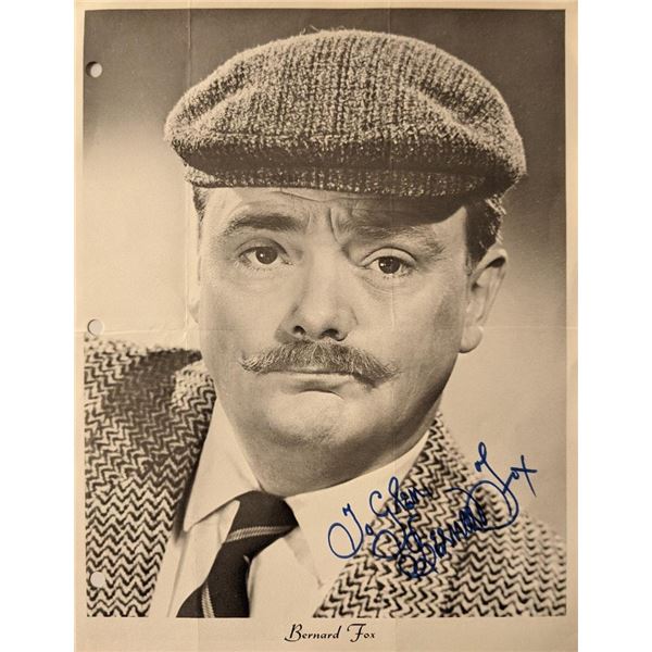 Bewitched Bernard  Dr Bombay Fox signed photo