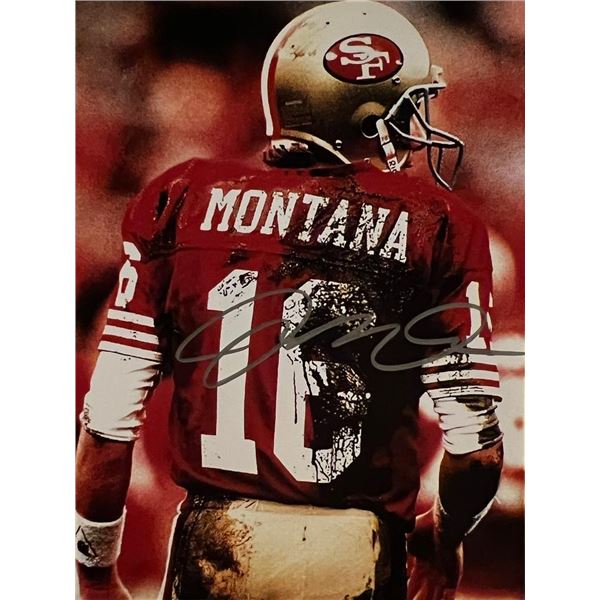 SF 49ers Joe Montana signed photo