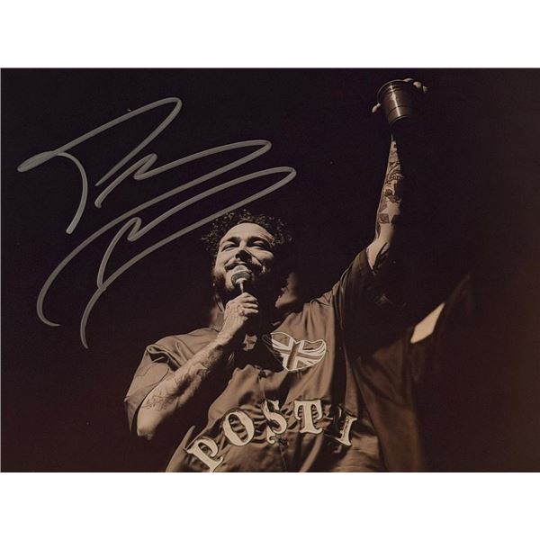 Post Malone signed photo