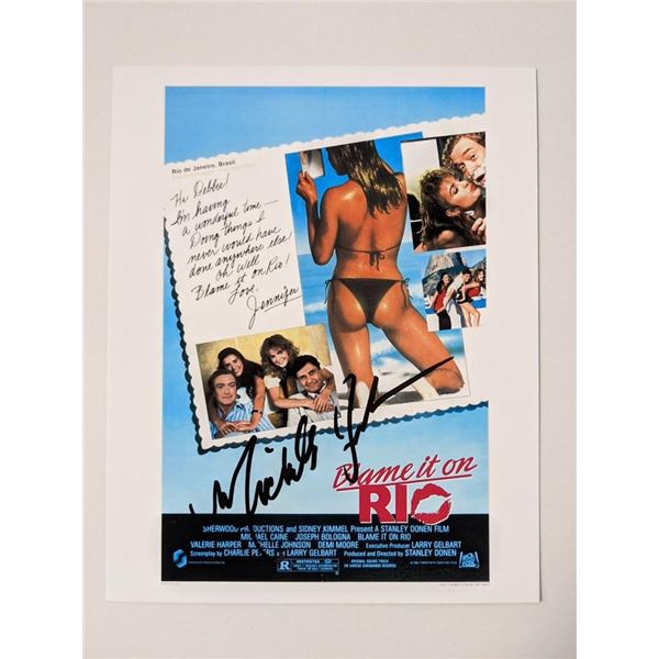 Blame it on Rio Michelle Johnson signed photo