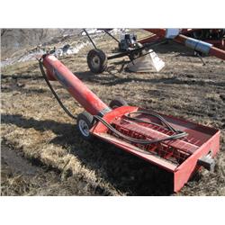Wheathart, 10 hopper dump auger still has paint on flighting.