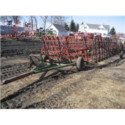 Boss Harrow, Hyd cart 60 ft steel section boss harrow.
