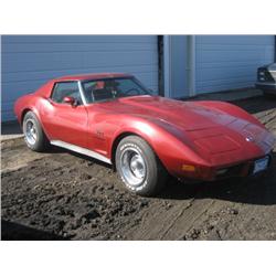 1975 Corvette, 1975 Chevrolet Corvette with 350 engine, 4 speed, 350 hp with T-tops and only 72,000 