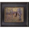 Image 1 : John Banovich Signed Framed Print "Bull In The Aspens"