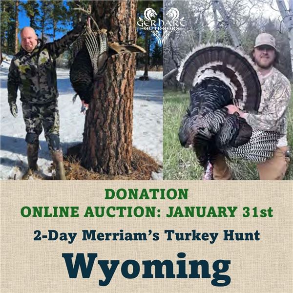 2-Day Merriam’s Turkey Hunt in Wyoming
