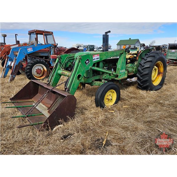 TRACTOR : 1977 John Deere 1830 : Diesel : w/FEL (Not Running)