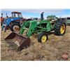 Image 1 : TRACTOR : 1977 John Deere 1830 : Diesel : w/FEL (Not Running)