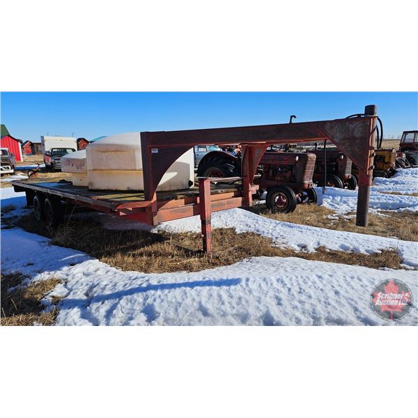 TRAILER: 1983 McGowan Welding Ltd. : Gooseneck : Tandem Axel (c/w Poly Tanks)