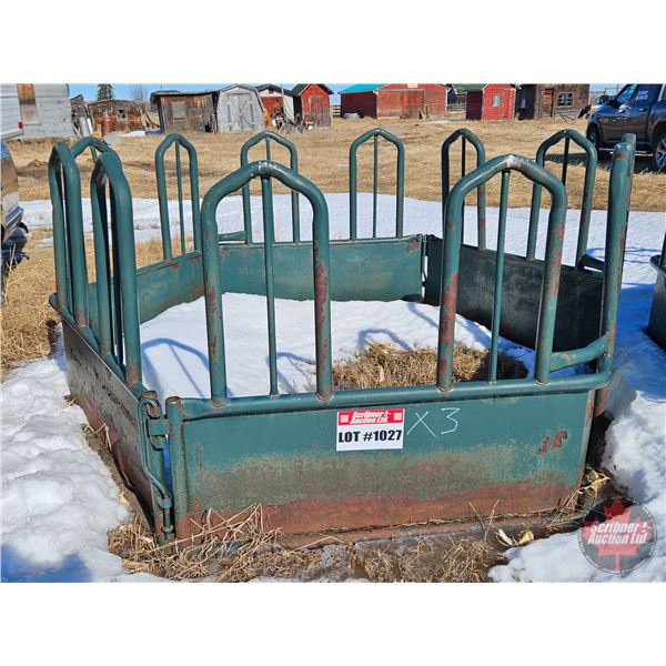 Round Bale Feeders (3) : 8ft x 8ft
