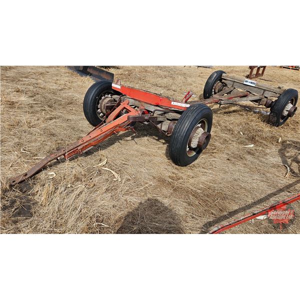 Wooden Wagon Frame (Rubber Tires)