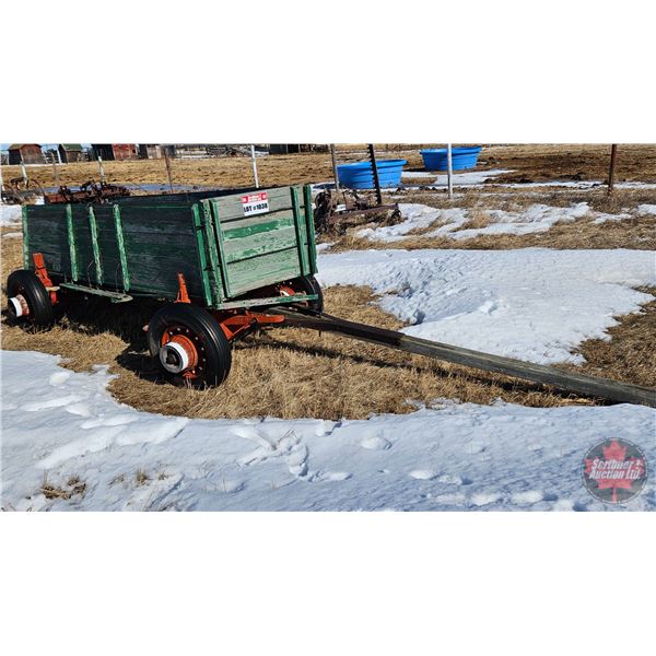 Wood Box Grain Wagon