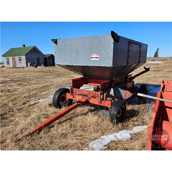 Gravity Feed Box Wagon 4-Wheel (approx 110 Bushell)